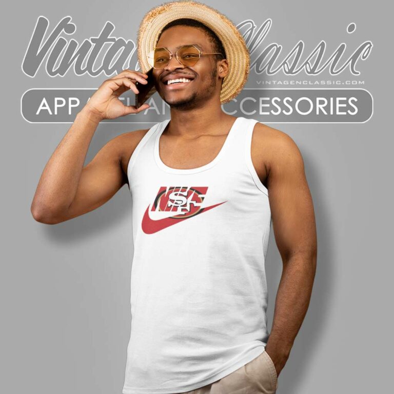 San Francisco 49ers Nike Logo Tank Top Racerback San Francisco 49ers Nike Logo Tank Top Racerback