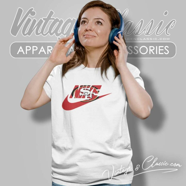 San Francisco 49ers Nike Logo Women TShirt San Francisco 49ers Nike Logo Women TShirt