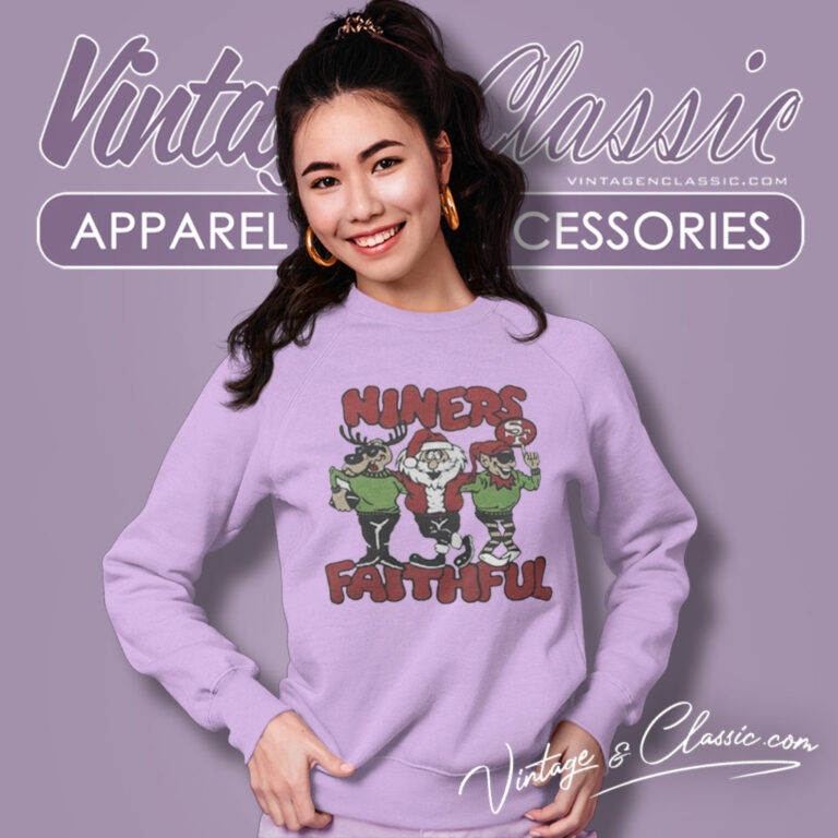San Francisco 49ers Niners Faithful Christmas Sweatshirt San Francisco 49ers Niners Faithful Christmas Sweatshirt