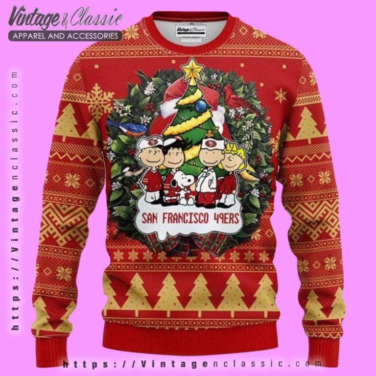 San Francisco 49ers Peanuts Snoopy Ugly Christmas Sweater Ugly Christmas Sweater San Francisco 49ers Peanuts Snoopy Ugly Christmas Sweater Ugly Christmas Sweater
