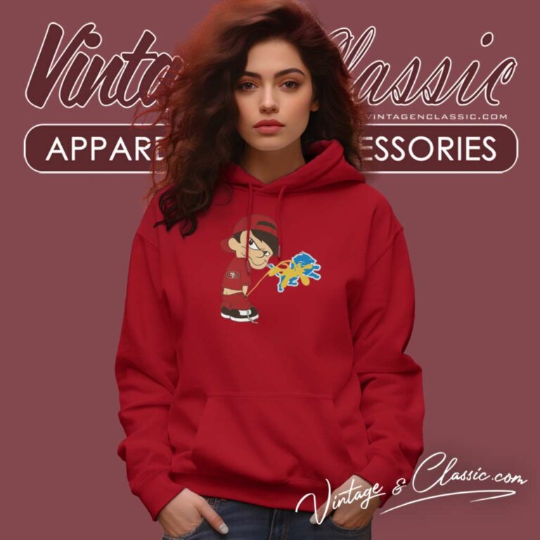 San Francisco 49ers Piss On Detroit Lions Hoodie San Francisco 49ers Piss On Detroit Lions Hoodie