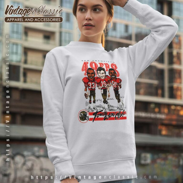 San Francisco 49ers Player Caricature Sweatshirt San Francisco 49ers Player Caricature Sweatshirt