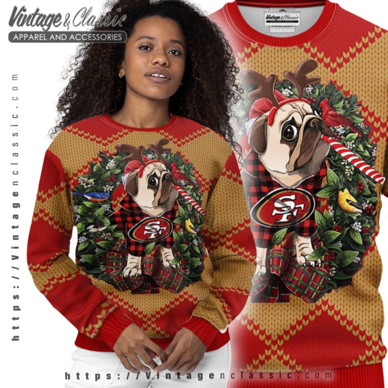 San Francisco 49ers Pub Dog Ugly Christmas Sweater Women Ugly Sweater San Francisco 49ers Pub Dog Ugly Christmas Sweater Women Ugly Sweater