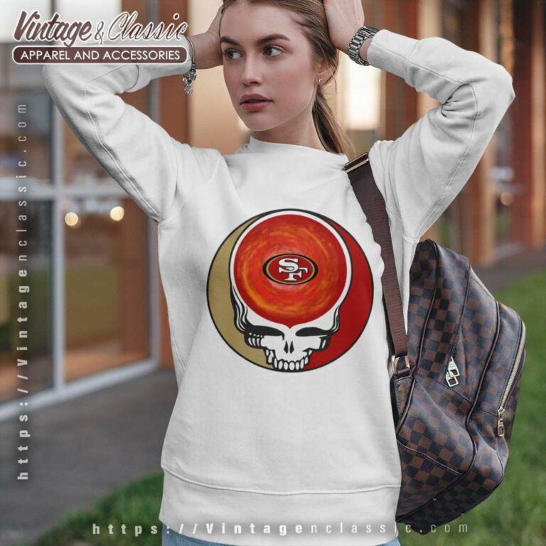San Francisco 49ers Shirt Nfl Grateful Dead Logo Sweatshirt San Francisco 49ers Shirt Nfl Grateful Dead Logo Sweatshirt