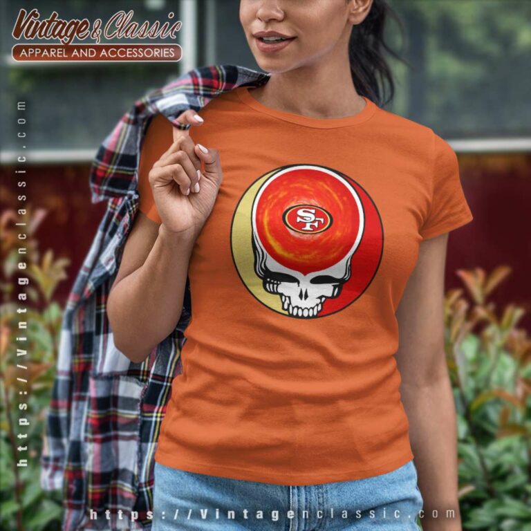 San Francisco 49ers Shirt Nfl Grateful Dead Logo Women TShirt San Francisco 49ers Shirt Nfl Grateful Dead Logo Women TShirt