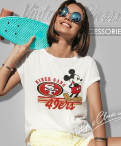 San Francisco 49ers Shirt Niner Gang Mickey Mouse Women T Shirt