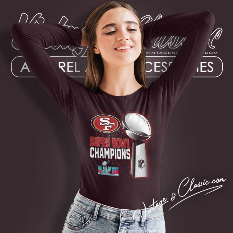 San Francisco 49ers Shirt Super Bowl Lvii 2023 Champions Long Sleeve Tee San Francisco 49ers Shirt Super Bowl Lvii 2023 Champions Long Sleeve Tee