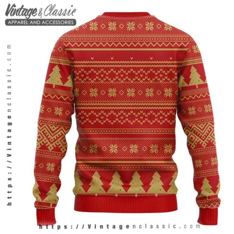 San Francisco 49ers Skull Ugly Christmas Sweater back Ugly Sweater San Francisco 49ers Skull Ugly Christmas Sweater back Ugly Sweater