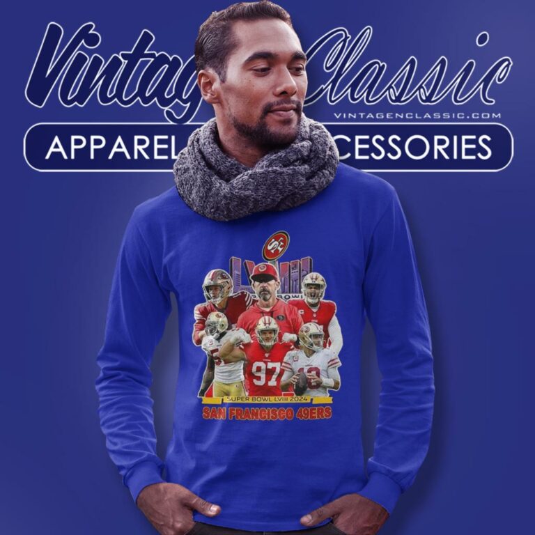 San Francisco 49ers Super Bow Lviii 2024 Long Sleeve Tee San Francisco 49ers Super Bow Lviii 2024 Long Sleeve Tee