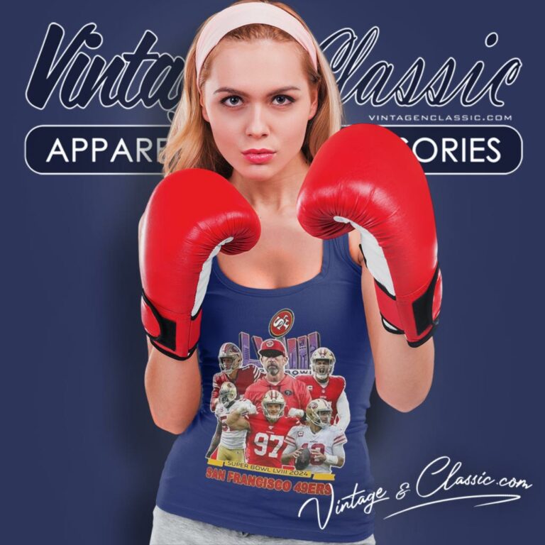 San Francisco 49ers Super Bow Lviii 2024 Tank Top Racerback San Francisco 49ers Super Bow Lviii 2024 Tank Top Racerback