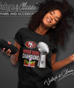 San Francisco 49ers Super Bowl Lviii 2023 Champions Women TShirt