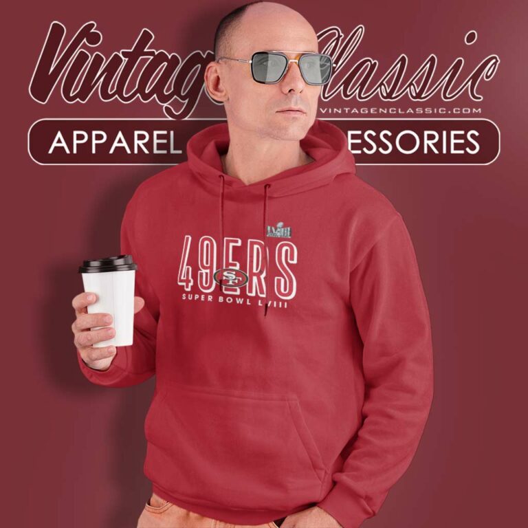 San Francisco 49ers Super Bowl Lviii Cheer Hoodie San Francisco 49ers Super Bowl Lviii Cheer Hoodie