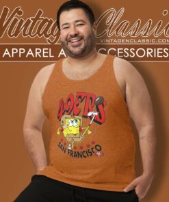 San Francisco 49ers Super Bowl Lviii X Spongebob Squarepants Tank Top Racerback
