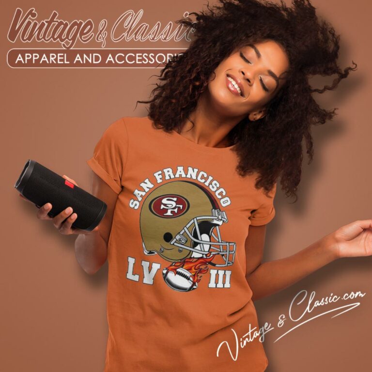 San Francisco 49ers Super Sunday Lviii 2024 Women T Shirt San Francisco 49ers Super Sunday Lviii 2024 Women T Shirt