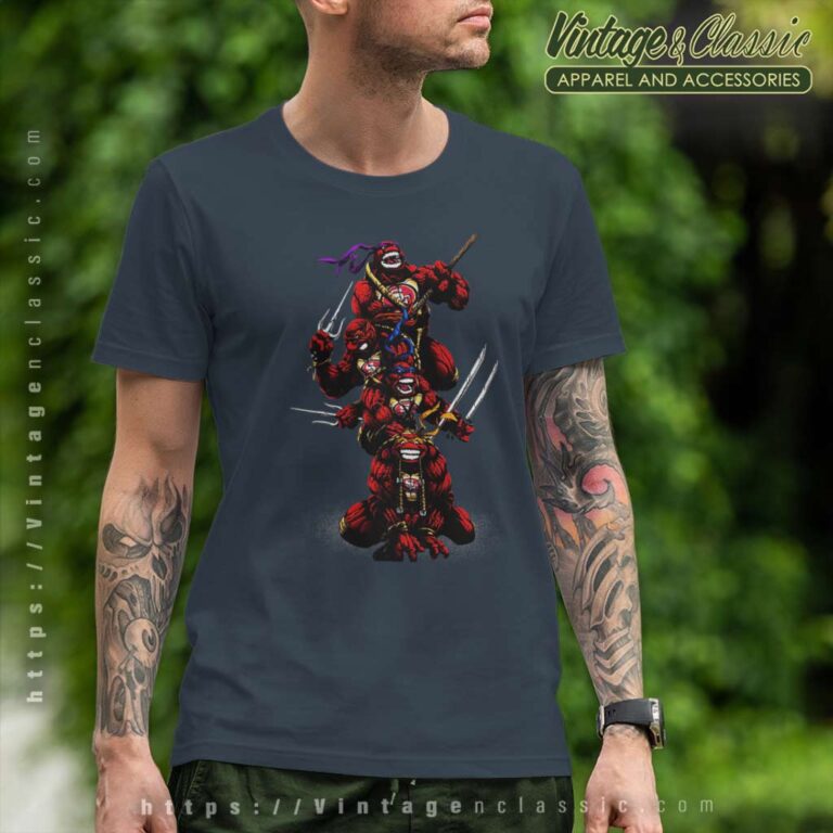 San Francisco 49ers Teenage Mutant Ninja Turtles T Shirt San Francisco 49ers Teenage Mutant Ninja Turtles T Shirt