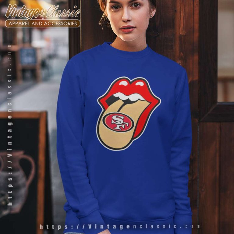 San Francisco 49ers The Rolling Stones Logo Sweatshirt San Francisco 49ers The Rolling Stones Logo Sweatshirt