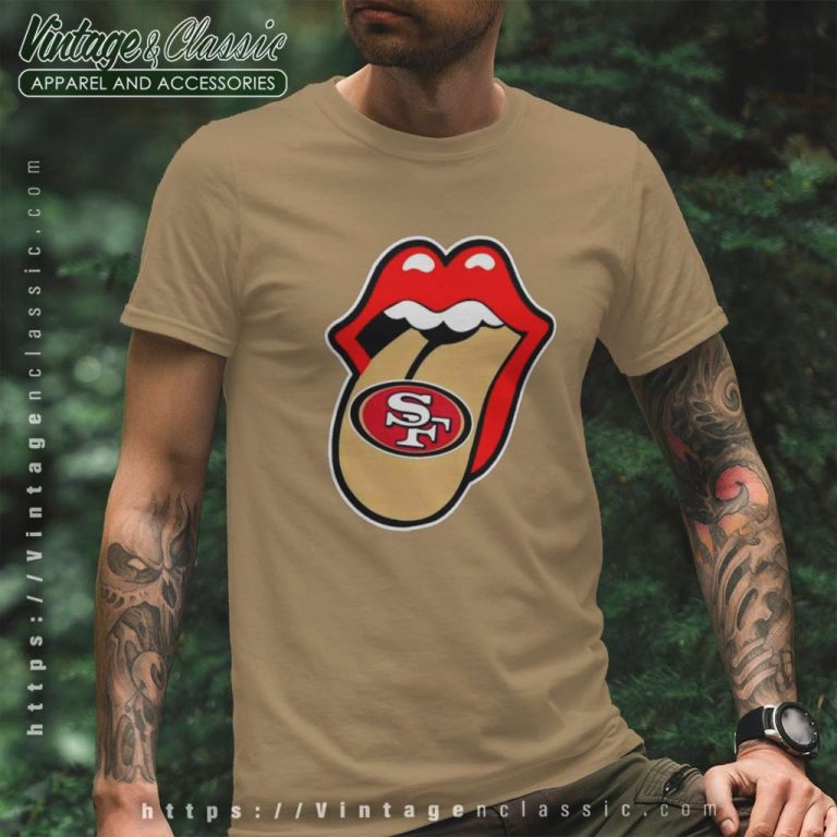 San Francisco 49ers The Rolling Stones Logo T Shirt San Francisco 49ers The Rolling Stones Logo T Shirt