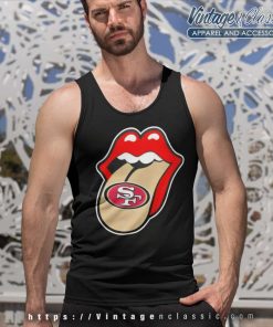 San Francisco 49ers The Rolling Stones Logo Tank Top Racerback