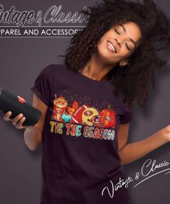 San Francisco 49ers Tis The Season Halloween Women TShirt