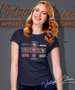 San Francisco 49ers Uniform Patches Shirt 6 San Francisco 49ers Uniform Patches Women TShirt