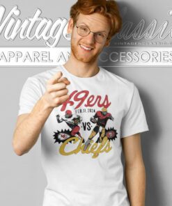 San Francisco 49ers Vs Kansas City Chiefs Feb 11 2024 Shirt 4 San Francisco 49ers Vs Kansas City Chiefs Feb 11 2024 T Shirt