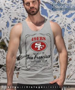 San Francisco 49ers Whiskey Tank Top Racerback