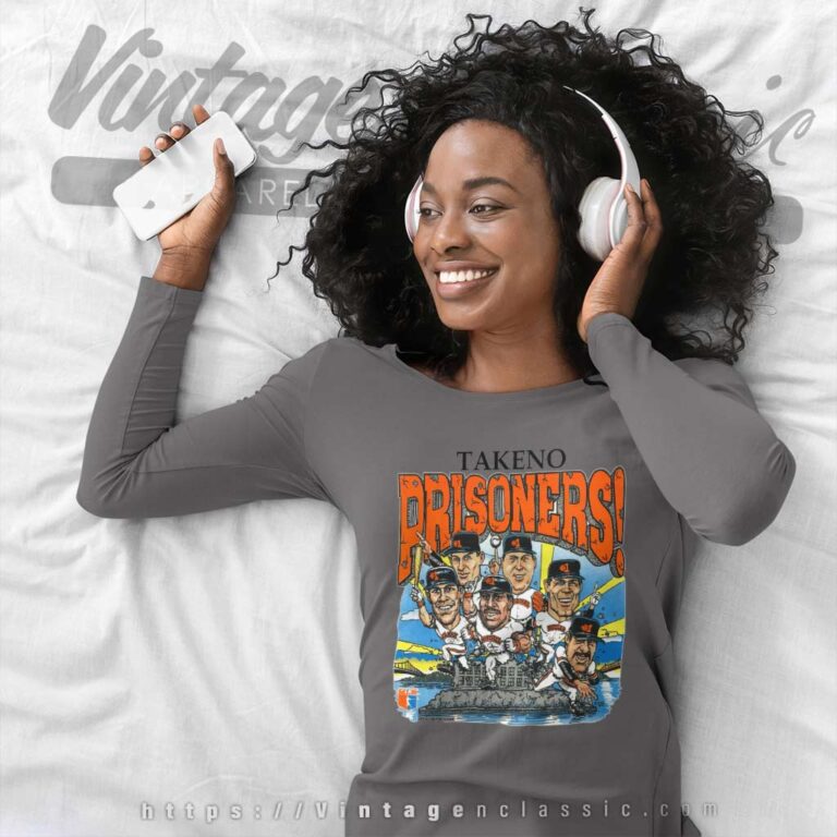 San Francisco Giants 1989 World Series Take No Prisoners Long Sleeve Tee San Francisco Giants 1989 World Series Take No Prisoners Long Sleeve Tee