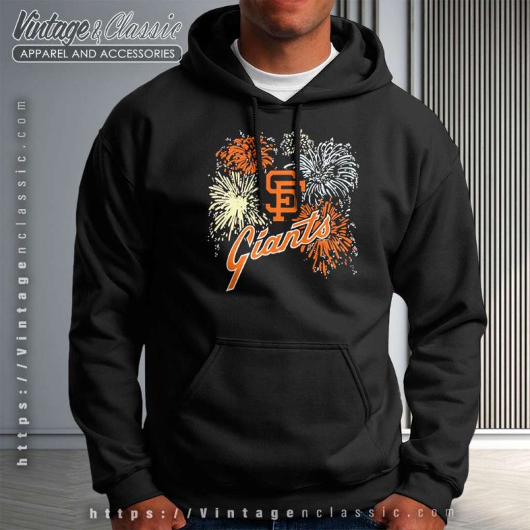 San Francisco Giants Fireworks 4th Of July Hoodie San Francisco Giants Fireworks 4th Of July Hoodie