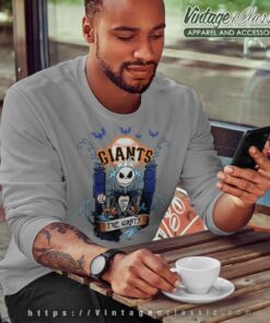 San Francisco Giants Halloween The Nightmare Before Christmas Sweatshirt