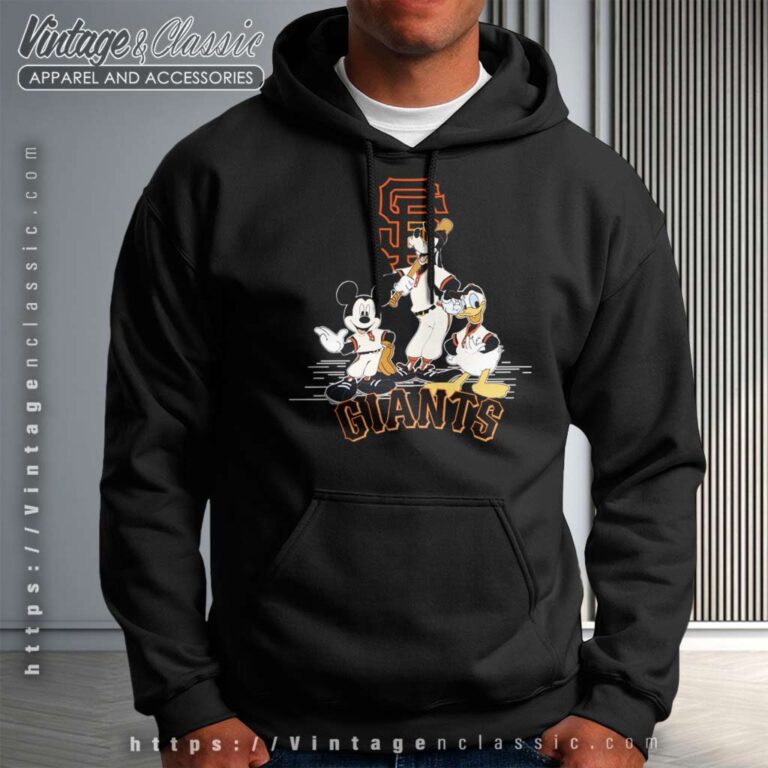 San Francisco Giants Mickey Mouse Donald Duck Goofy Hoodie San Francisco Giants Mickey Mouse Donald Duck Goofy Hoodie