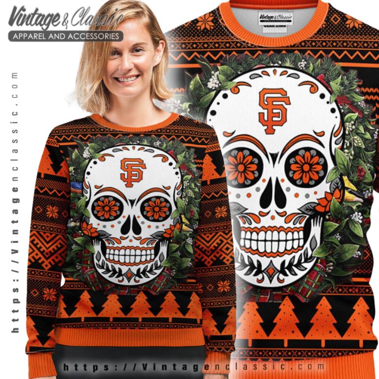 San Francisco Giants Skull Ugly Christmas Sweater Ugly Sweater shirt San Francisco Giants Skull Ugly Christmas Sweater Ugly Sweater shirt