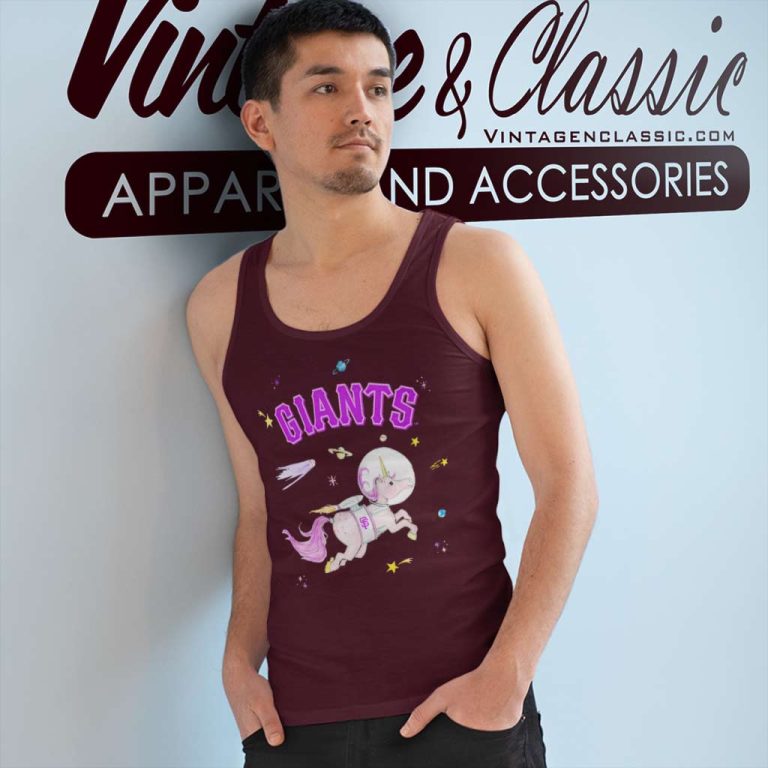 San Francisco Giants Space Unicorn Tank Top Racerback San Francisco Giants Space Unicorn Tank Top Racerback