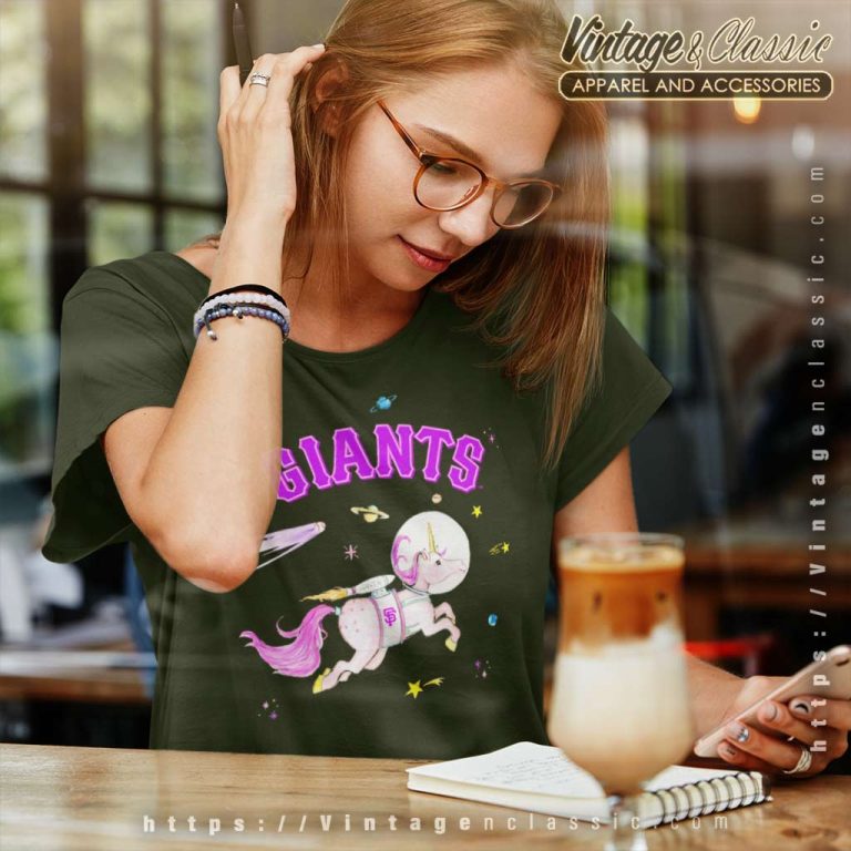 San Francisco Giants Space Unicorn Women TShirt San Francisco Giants Space Unicorn Women TShirt
