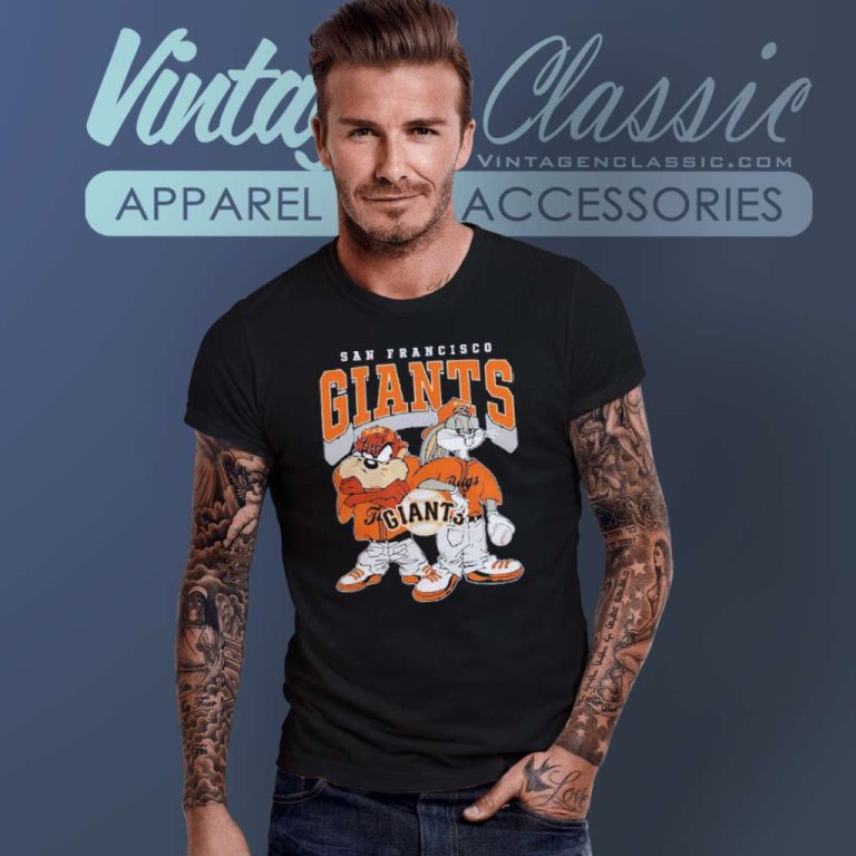 San Francisco Giants Taz And Bugs Players T Shirt San Francisco Giants Taz And Bugs Players T Shirt