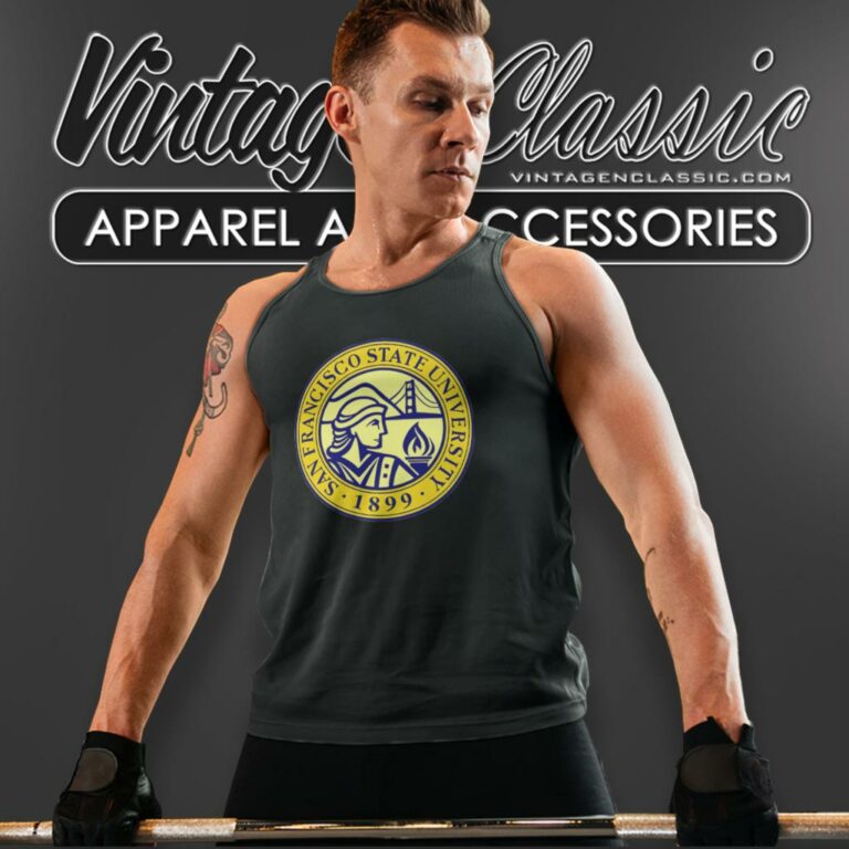 San Francisco State University Logo Tank Top Racerback San Francisco State University Logo Tank Top Racerback