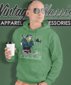 San Jose Sharks Donald Duck Hockey Shirt 1 San Jose Sharks Donald Duck Hockey Shirt Hoodie