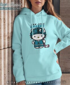 San Jose Sharks Hello Kitty Shirt Hoodie