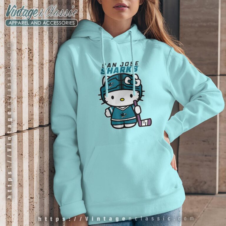 San Jose Sharks Hello Kitty Shirt Hoodie San Jose Sharks Hello Kitty Shirt Hoodie