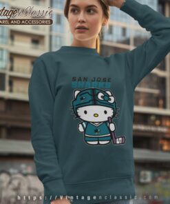 San Jose Sharks Hello Kitty Shirt