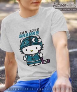 San Jose Sharks Hello Kitty Shirt T shirt