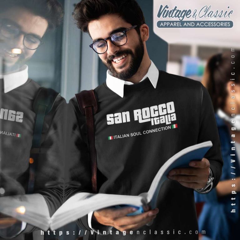 San Rocco Italia Shirt Italian Soul Connection Sweatshirt San Rocco Italia Shirt Italian Soul Connection Sweatshirt