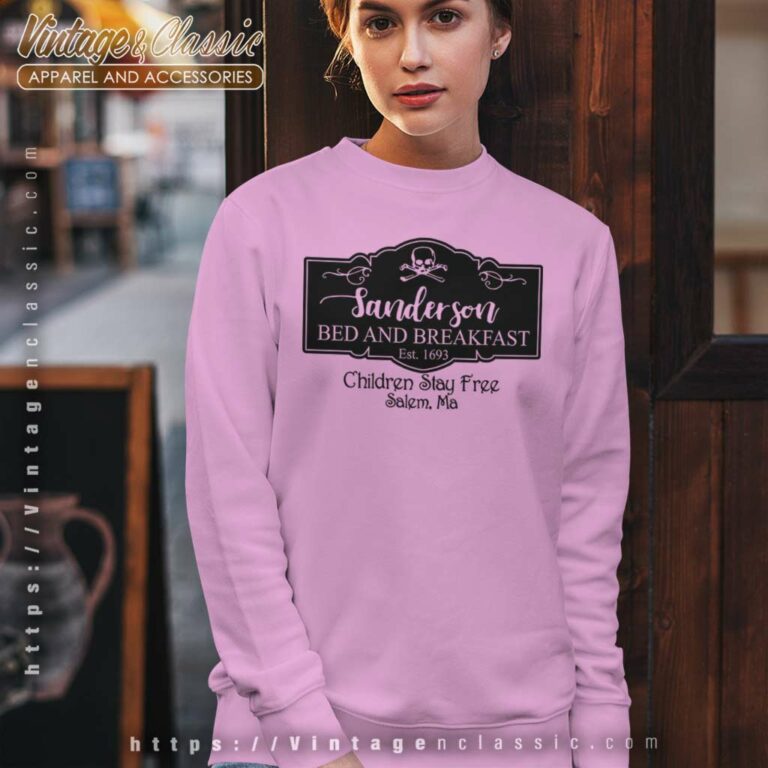 Sanderson Bed And Breakfast Halloween Sweatshirt Sanderson Bed And Breakfast Halloween Sweatshirt