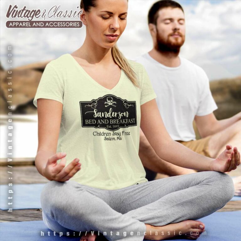 Sanderson Bed And Breakfast Halloween V Neck TShirt Sanderson Bed And Breakfast Halloween V Neck TShirt