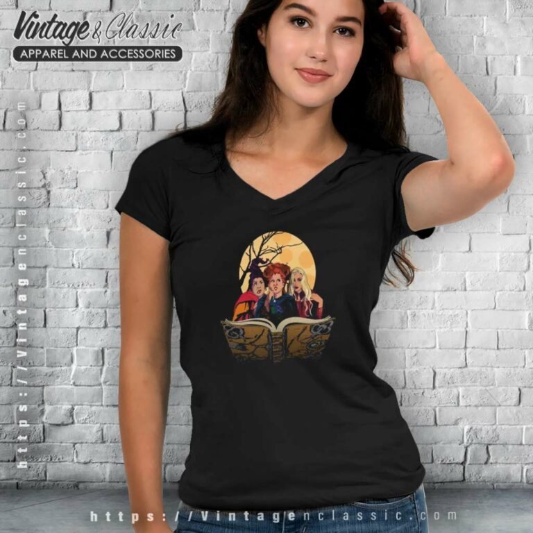 Sanderson Sisters Hocus Pocus V Neck TShirt Sanderson Sisters Hocus Pocus V Neck TShirt