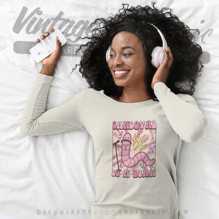 Sandoval A Liar Worm With A Mustache Long Sleeve Tee Sandoval A Liar Worm With A Mustache Long Sleeve Tee