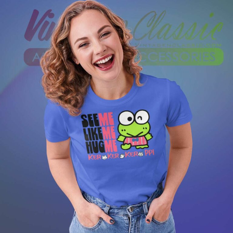 Sanrio Keroppi Japanese Brand Women TShirt Sanrio Keroppi Japanese Brand Women TShirt