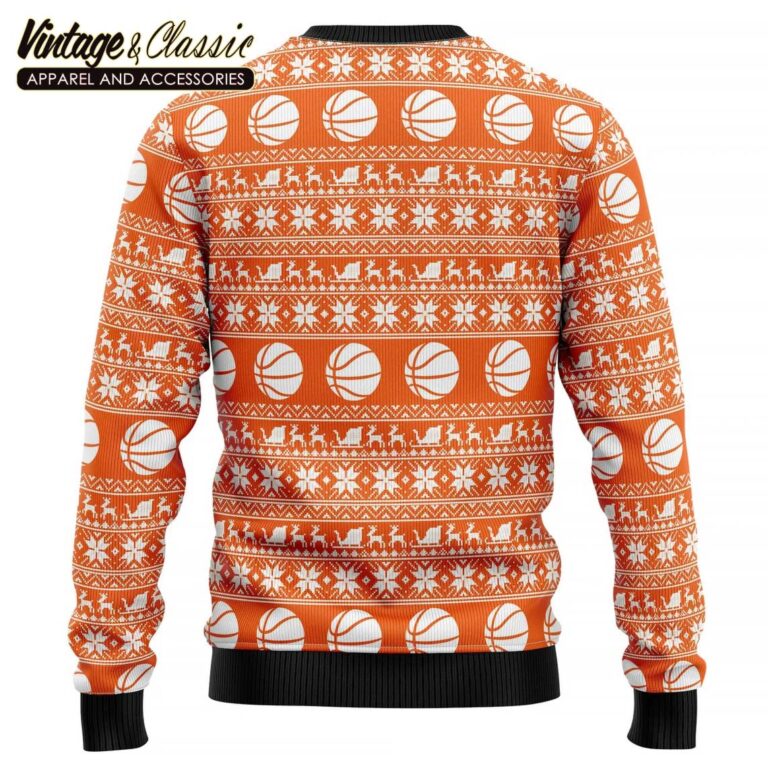 Santa Basketball Ugly Christmas Sweater Sweatshirt Santa Basketball Ugly Christmas Sweater Sweatshirt