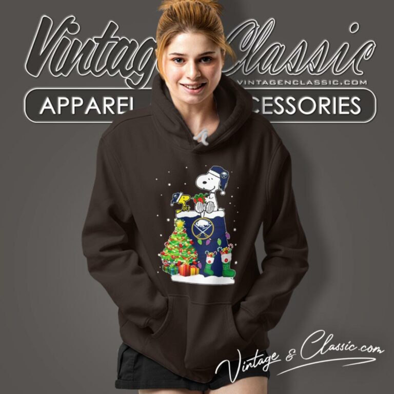 Santa Buffalo Sabres Snoopy And Woodstock Christmas Hoodie Santa Buffalo Sabres Snoopy And Woodstock Christmas Hoodie
