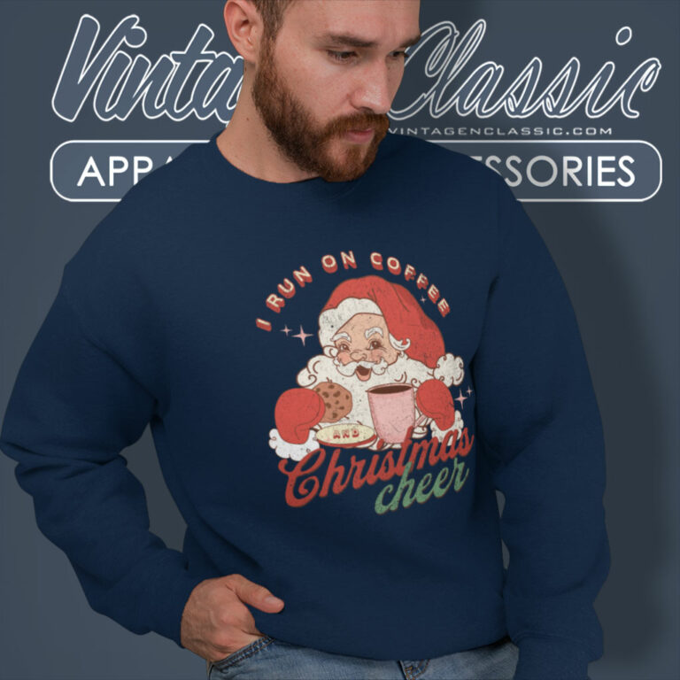 Santa Cheer Coffee Christmas Sweatshirt Santa Cheer Coffee Christmas Sweatshirt