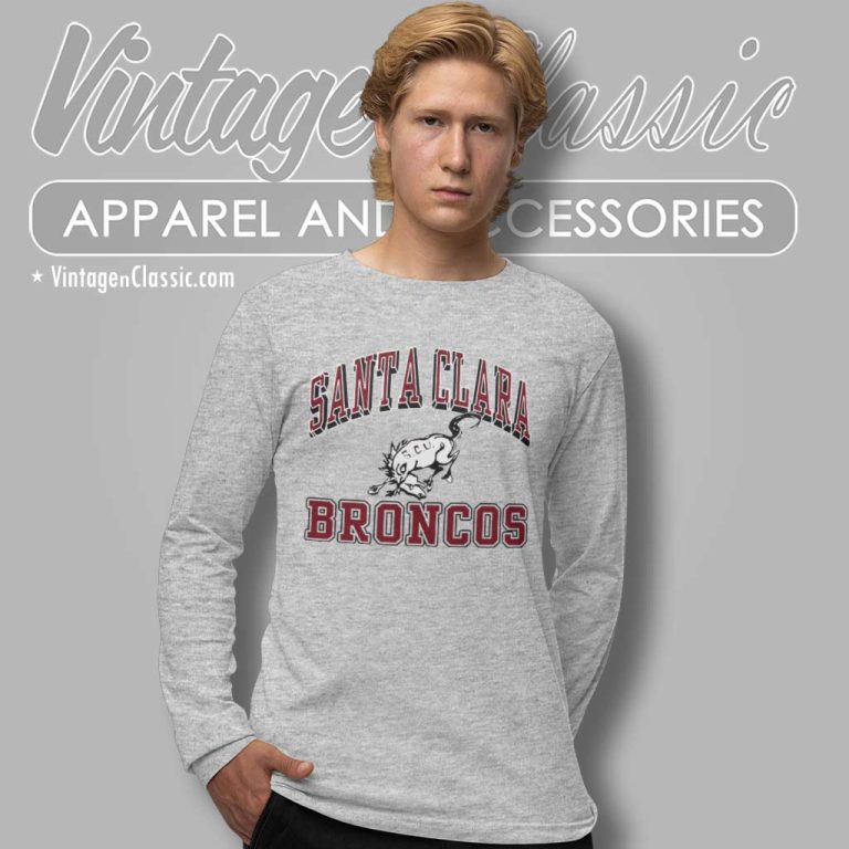 Santa Clara Broncos University Sports Club Long Sleeve Tee Santa Clara Broncos University Sports Club Long Sleeve Tee